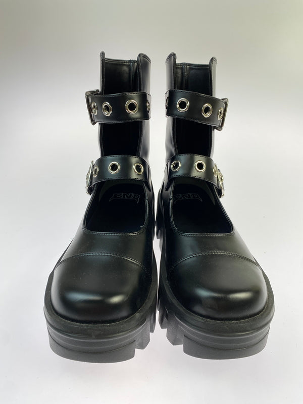 【中古品】【メンズ】 CND シーエヌディー PLATFORM BOOTS 靴 シューズ ブーツ 167-260730-hu-20-min サイズ：M カラー：ブラック 万代Net店