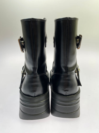 【中古品】【メンズ】 CND シーエヌディー PLATFORM BOOTS 靴 シューズ ブーツ 167-260730-hu-20-min サイズ：M カラー：ブラック 万代Net店