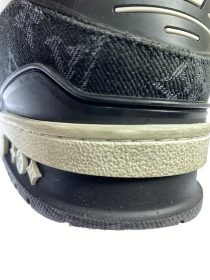 【中古品】【メンズ】 LOUIS VUITTON ルイ ヴィトン LV トレイナー 靴 シューズ スニーカー 179-260730-hu-21-min サイズ：7 1/2 カラー：ホワイト/ブラック 万代Net店