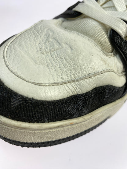 【中古品】【メンズ】 LOUIS VUITTON ルイ ヴィトン LV トレイナー 靴 シューズ スニーカー 179-260730-hu-21-min サイズ：7 1/2 カラー：ホワイト/ブラック 万代Net店