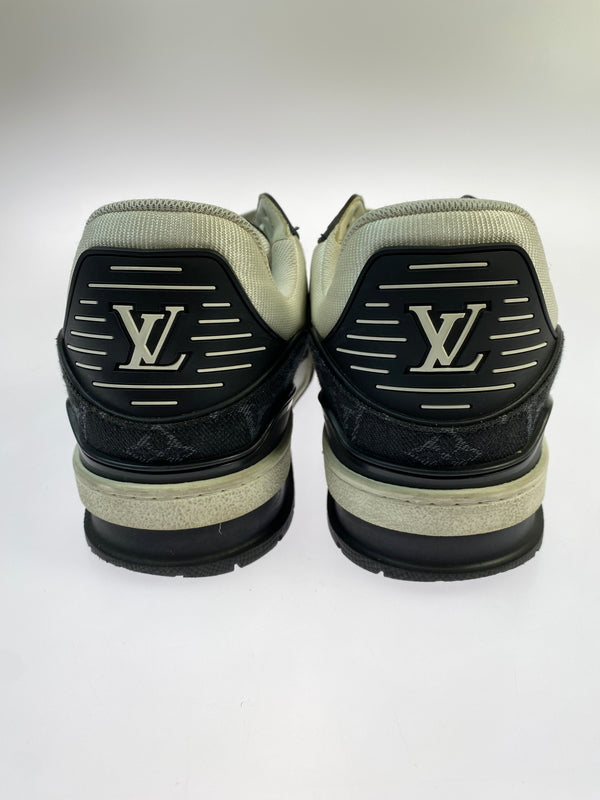 【中古品】【メンズ】 LOUIS VUITTON ルイ ヴィトン LV トレイナー 靴 シューズ スニーカー 179-260730-hu-21-min サイズ：7 1/2 カラー：ホワイト/ブラック 万代Net店