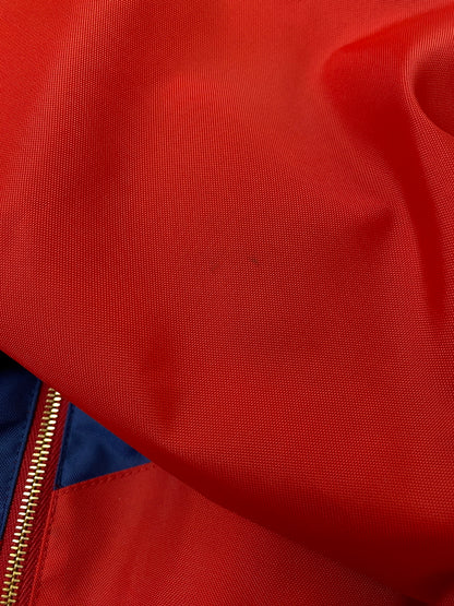 【中古品】【メンズ】 GUCCI グッチ NYLON LOGO JACKET ナイロンロゴジャケット アウター 141-260731-yn-13-min サイズ：46 カラー：レッド/ネイビー 万代Net店