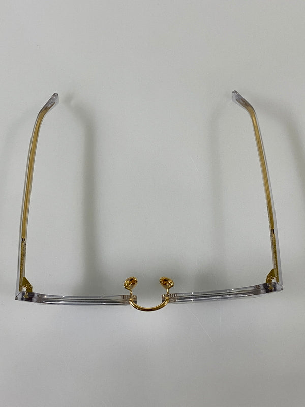 【中古品】【メンズ】 A.D.S.R. EDDIE 04 サングラス エディ アクセサリー メタルブリッジ クリアフレーム 203-260731-em-91-min カラー：クリア 万代Net店