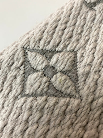 【中古品】【メンズ/レディース】 LOUIS VUITTON ルイ・ヴィトン M72242 エシャルプ ロゴマニア マフラー 179-260729-AS-56-min カラー：グレー 万代Net店