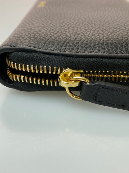 【中古美品】【レディース】 VERSACE ヴェルサーチ ROUND ZIP LONG WALLET ロングウォレット 長財布 181-260729-AS-61-min カラー：ブラック 万代Net店