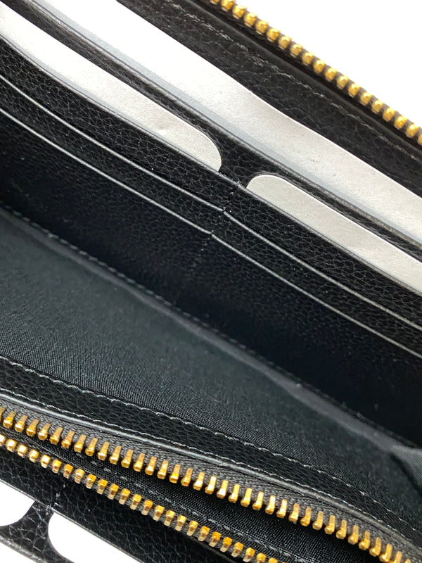 【中古美品】【レディース】 VERSACE ヴェルサーチ ROUND ZIP LONG WALLET ロングウォレット 長財布 181-260729-AS-61-min カラー：ブラック 万代Net店