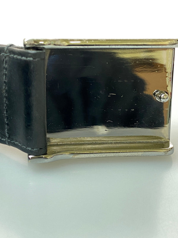 【中古品】【メンズ/レディース】 GUCCI グッチ 114966 ロゴ バックルベルト 183-260729-AS-58-min カラー：ブラック 万代Net店