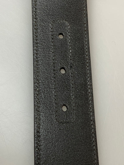 【中古品】【メンズ/レディース】 GUCCI グッチ 114966 ロゴ バックルベルト 183-260729-AS-58-min カラー：ブラック 万代Net店