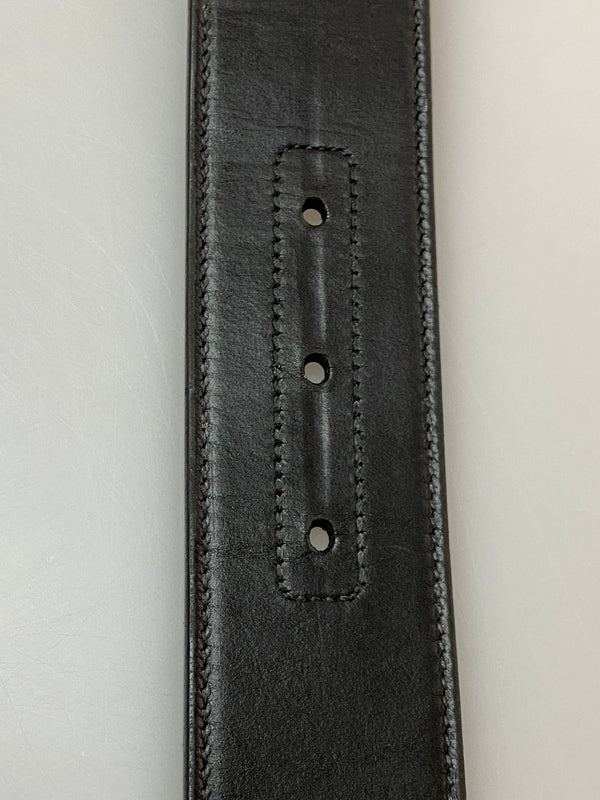 【中古品】【メンズ/レディース】 GUCCI グッチ 114966 ロゴ バックルベルト 183-260729-AS-58-min カラー：ブラック 万代Net店