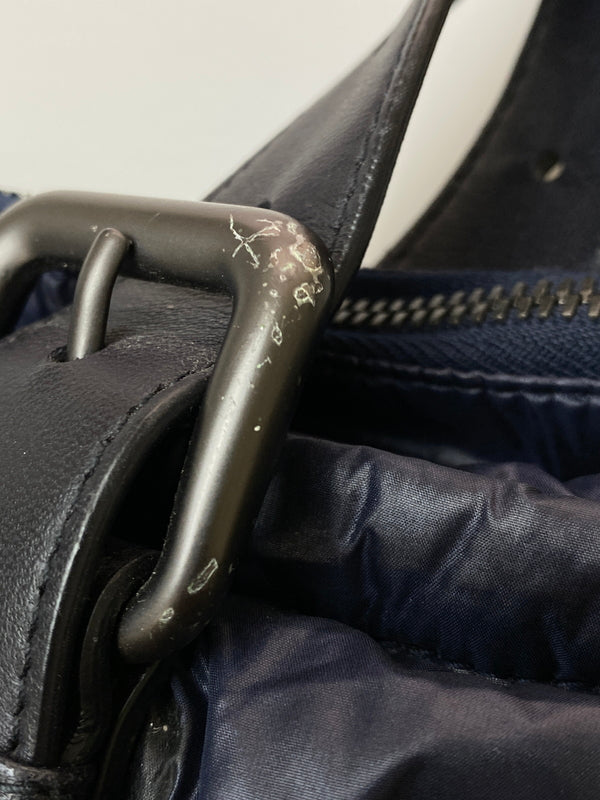【中古品】【メンズ/レディース】 BOTTEGA VENETA ボッテガヴェネタ B00904783V イントレチャートナイロントートバッグ カバン 180-260729-AS-63-min カラー：ネイビー 万代Net店