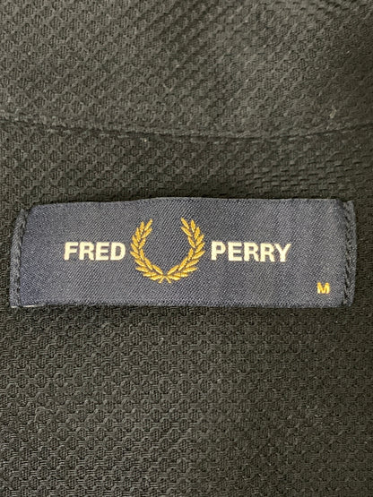 【中古品】【メンズ】 FRED PERRY フレッドペリー M7774 PIQUE TEXTURE REVERE COLLAR SHIRT 半袖シャツ ショートスリーブ 141-260729-AS-19-min サイズ：M カラー：ネイビー 万代Net店