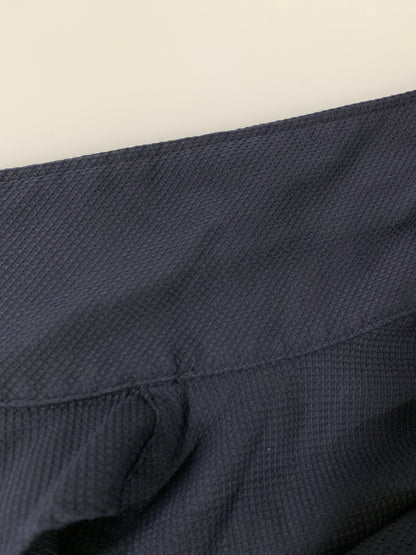 【中古品】【メンズ】 FRED PERRY フレッドペリー M7774 PIQUE TEXTURE REVERE COLLAR SHIRT 半袖シャツ ショートスリーブ 141-260729-AS-19-min サイズ：M カラー：ネイビー 万代Net店