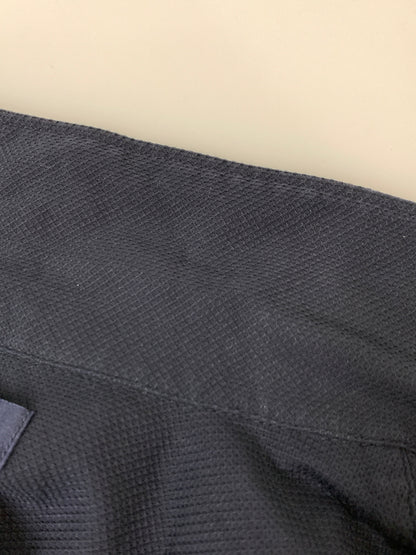 【中古品】【メンズ】 FRED PERRY フレッドペリー M7774 PIQUE TEXTURE REVERE COLLAR SHIRT 半袖シャツ ショートスリーブ 141-260729-AS-19-min サイズ：M カラー：ネイビー 万代Net店