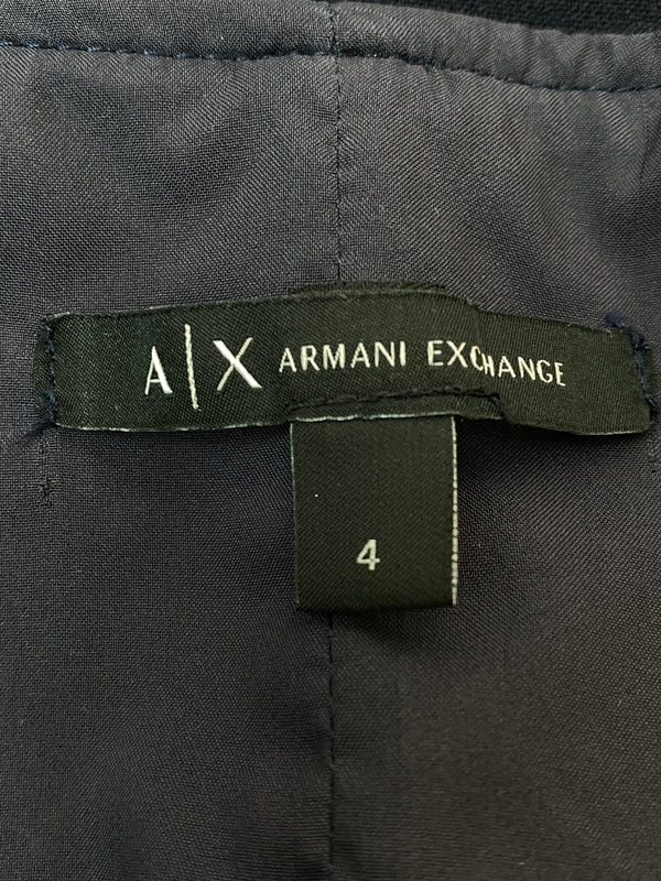 【中古品】【レディース】 ARMANI EXCHANGE アルマーニエクスチェンジ ONE-PIECE ワンピース 170-260731-yn-21-min サイズ：4 カラー：ネイビー 万代Net店
