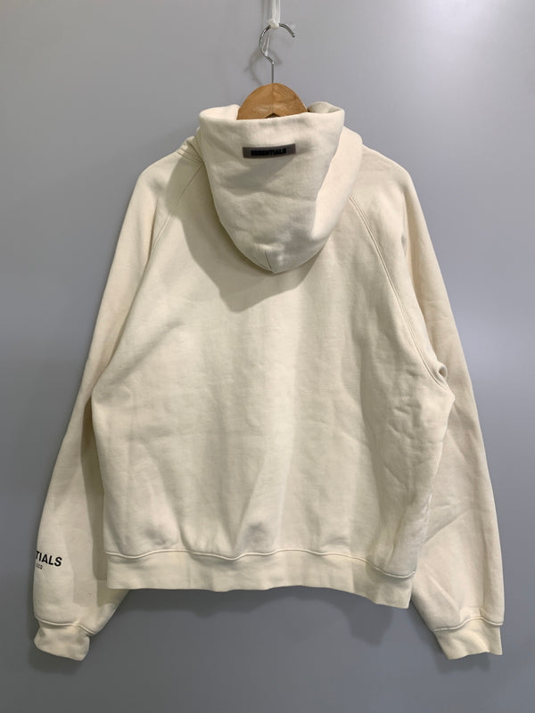 【中古品】【メンズ】 FOG ESSENTIALS エフオージーエッセンシャルズ LOGO HOODIE ロゴ プルオーバーパーカー 142-260729-AS-23-min サイズ：M カラー：ホワイト 万代Net店
