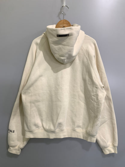 【中古品】【メンズ】 FOG ESSENTIALS エフオージーエッセンシャルズ LOGO HOODIE ロゴ プルオーバーパーカー 142-260729-AS-23-min サイズ：M カラー：ホワイト 万代Net店