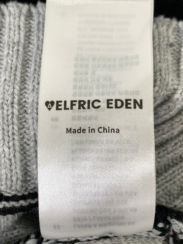 【中古品】【メンズ】 AELFRIC EDEN エルフリック エデン DAMAGE KNIT SWEATER ニット セーター 142-260729-AS-21-min サイズ：M カラー：ブラック 万代Net店