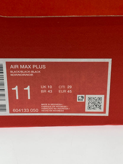 【中古品】【メンズ】 NIKE ナイキ 604133-050 AIR MAX PLUS 靴 シューズ スニーカー 160-260729-AS-84-min サイズ：29cm カラー：BLACK/BLACK-BLACK 万代Net店