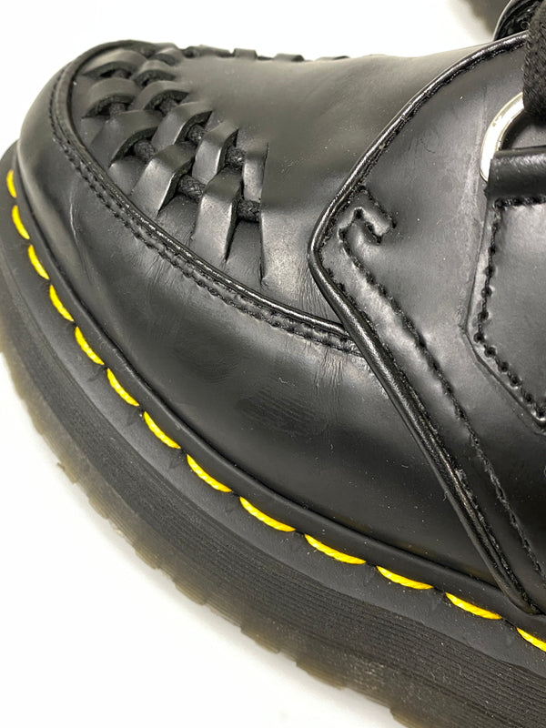 【中古品】【メンズ】 DR. MARTENS ドクターマーチン SYDNEY 2HOLE シドニー 2ホール メンズ シューズ 厚底 クリーパーシューズ ラバーソール 164-260731-em-74-min サイズ：UK8 カラー：ブラック 万代Net店