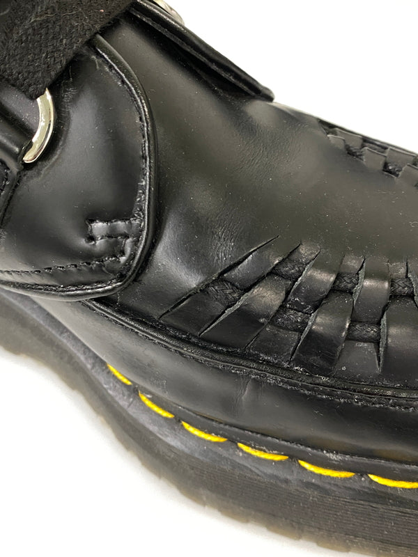 【中古品】【メンズ】 DR. MARTENS ドクターマーチン SYDNEY 2HOLE シドニー 2ホール メンズ シューズ 厚底 クリーパーシューズ ラバーソール 164-260731-em-74-min サイズ：UK8 カラー：ブラック 万代Net店