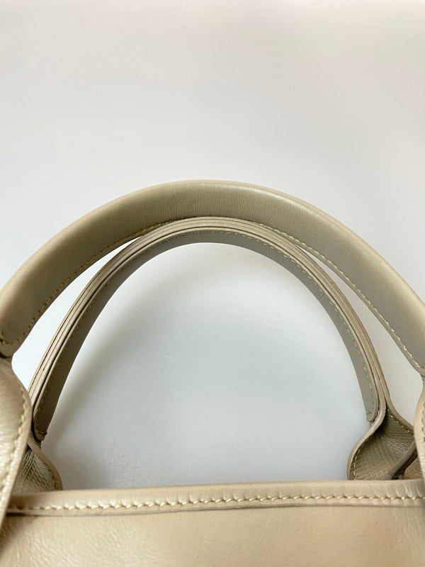 【中古品】【レディース】 BALENCIAGA バレンシアガ 390346 NABY CABAS XS ハンドバッグ カバン 180-260729-AS-59-min カラー：グレージュ 万代Net店