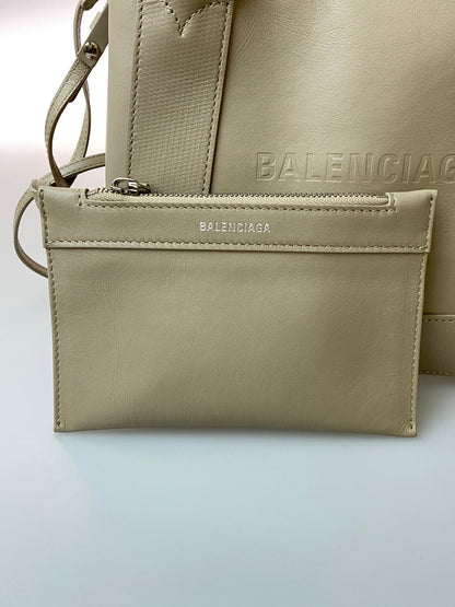 【中古品】【レディース】 BALENCIAGA バレンシアガ 390346 NABY CABAS XS ハンドバッグ カバン 180-260729-AS-59-min カラー：グレージュ 万代Net店