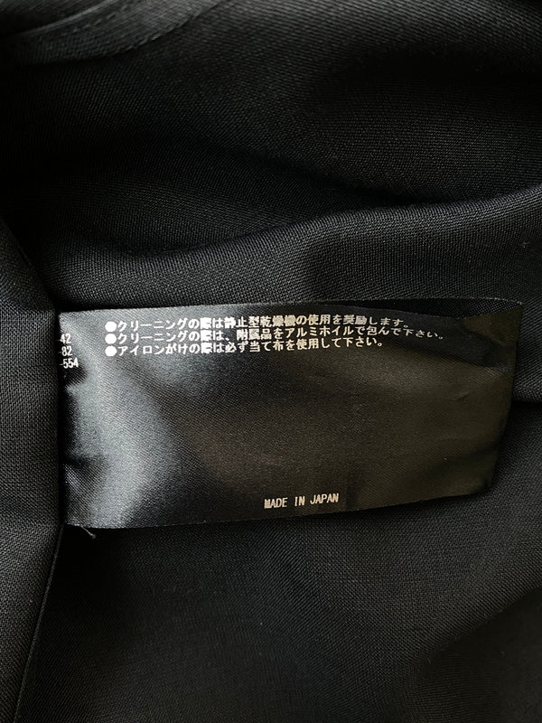 【中古品】【メンズ】 THE RERACS ザリラクス DORMANSLEEVE SHIRT 25SS-REBL-473-J ドルマンスリーブシャツ 半袖シャツ トップス 140-260731-yn-12-min サイズ：F カラー：ブラック 万代Net店