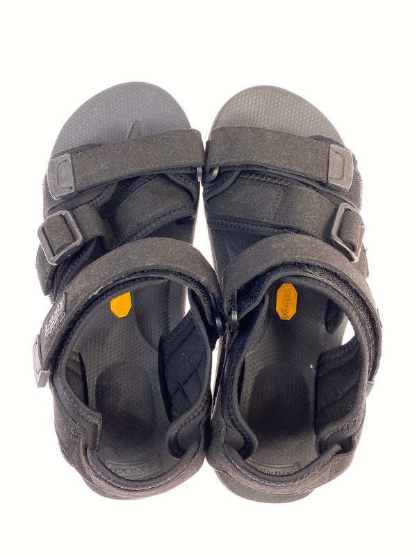 【中古品】【メンズ】 SUICOKE BEAMS別注 スイコック ビームス KISEE-V サンダル 靴 シューズ 165-260730-hu-25-min サイズ：27cm カラー：ブラック 万代Net店