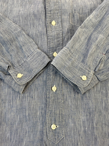 【中古品】【メンズ】 SUGAR CANE LIGHT シュガーケーン ライト BD SHIRT ボタンダウン シャツ メンズ トップス 145-260731-em-11-min サイズ：Ｓ カラー：ブルー系 万代Net店