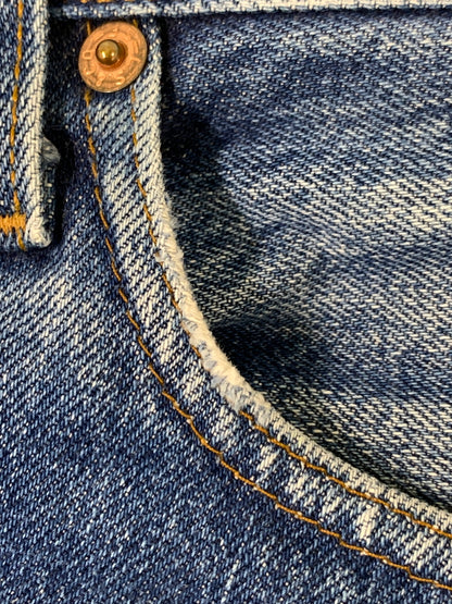 【現状渡し品】【メンズ】 LEVI'S リーバイス 501 DENIM PANTS バレンシア工場 90'S BIG E 復刻 デニムパンツ メンズ ボトムス ヴィンテージ ジーンズ ジーパン 90年代 ヴィンテージ 157-260731-em-60-min サイズ：W31×L36 カラー：インディゴ 万代Net店