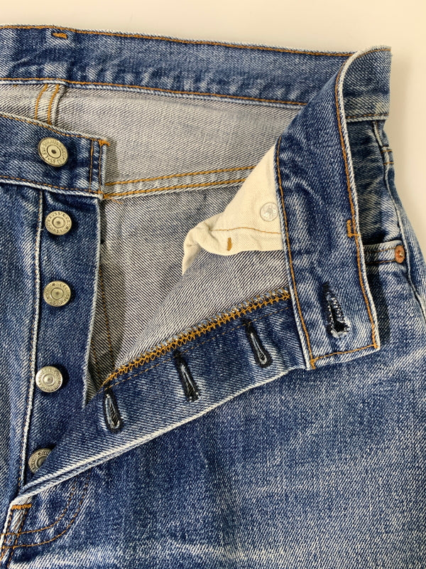 【現状渡し品】【メンズ】 LEVI'S リーバイス 501 DENIM PANTS バレンシア工場 90'S BIG E 復刻 デニムパンツ メンズ ボトムス ヴィンテージ ジーンズ ジーパン 90年代 ヴィンテージ 157-260731-em-60-min サイズ：W31×L36 カラー：インディゴ 万代Net店