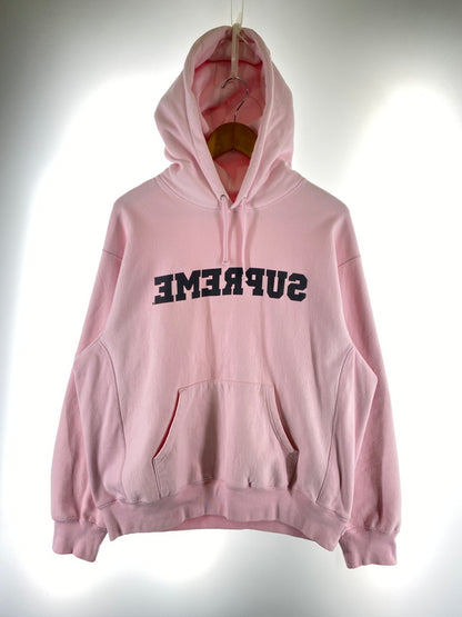 【中古品】【メンズ】 SUPREME シュプリーム 25SS REVERSE HOODED SWEATSHIRT フーデッド スウェットシャツ 149-260805-zi-14-min サイズ：M カラー：ピンク 万代Net店