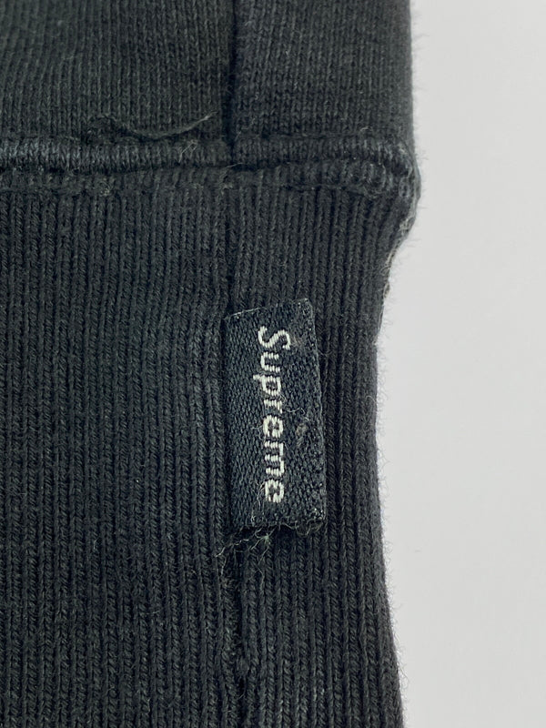 【中古品】【メンズ】 SUPREME シュプリーム 23FW PATCHWORK COLLEGIATE HOODED SWEATSHIRT フーデッド スウェットシャツ 149-260805-zi-15-min サイズ：M カラー：ブラック 万代Net店
