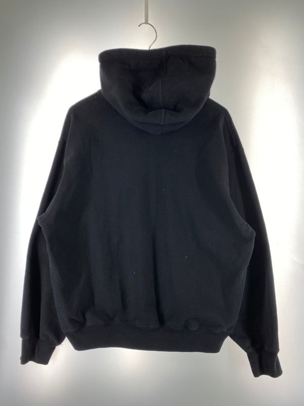 【中古品】【メンズ】 SUPREME シュプリーム 23FW PATCHWORK COLLEGIATE HOODED SWEATSHIRT フーデッド スウェットシャツ 149-260805-zi-15-min サイズ：M カラー：ブラック 万代Net店