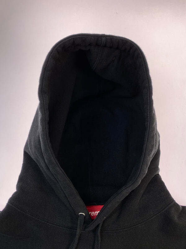 【中古品】【メンズ】 SUPREME シュプリーム 23FW PATCHWORK COLLEGIATE HOODED SWEATSHIRT フーデッド スウェットシャツ 149-260805-zi-15-min サイズ：M カラー：ブラック 万代Net店