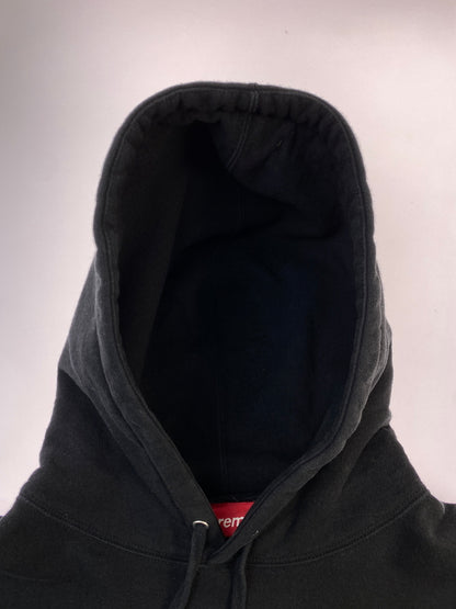 【中古品】【メンズ】 SUPREME シュプリーム 23FW PATCHWORK COLLEGIATE HOODED SWEATSHIRT フーデッド スウェットシャツ 149-260805-zi-15-min サイズ：M カラー：ブラック 万代Net店