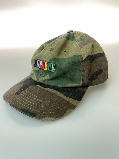 【中古品】【メンズ】 SUPREME シュプリーム PIGMENT DYE 6ｰPANEL CAP キャップ 帽子 185-260729-AS-66-min サイズ：ONE SIZE(58cm) カラー：カモフラージュ 万代Net店