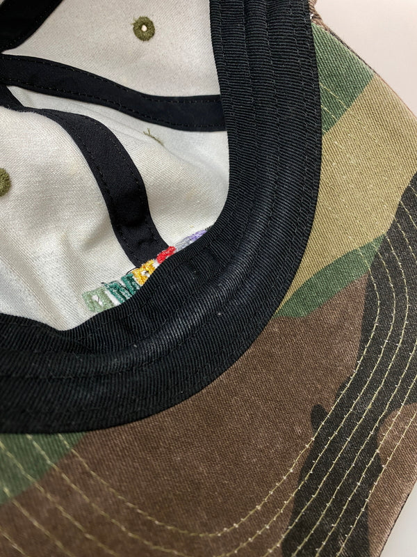 【中古品】【メンズ】 SUPREME シュプリーム PIGMENT DYE 6ｰPANEL CAP キャップ 帽子 185-260729-AS-66-min サイズ：ONE SIZE(58cm) カラー：カモフラージュ 万代Net店