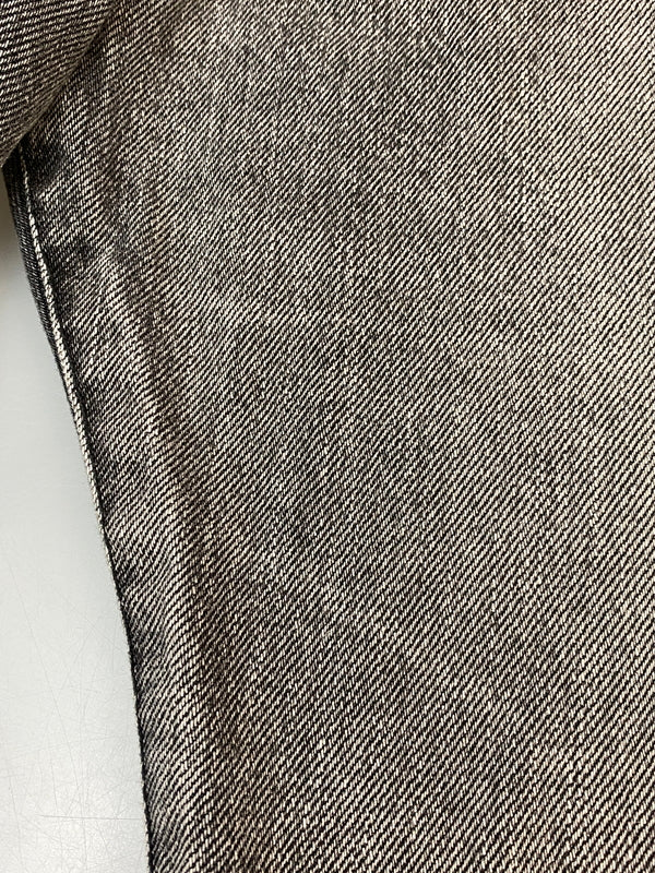 【中古品】【メンズ】 GRAPHPAPER グラフペーパー SELVAGE DENIM FIVE POCKET WIDE STRAIGHT PANTS GU251-40184LB セルビッチ デニム ファイブ ポケット ワイド ストレート パンツ ボトムス 151-260804-yn-08-min サイズ：1 カラー：グレー 万代Net店