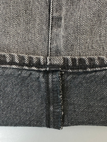 【中古品】【メンズ】 GRAPHPAPER グラフペーパー SELVAGE DENIM FIVE POCKET WIDE STRAIGHT PANTS GU251-40184LB セルビッチ デニム ファイブ ポケット ワイド ストレート パンツ ボトムス 151-260804-yn-08-min サイズ：1 カラー：グレー 万代Net店