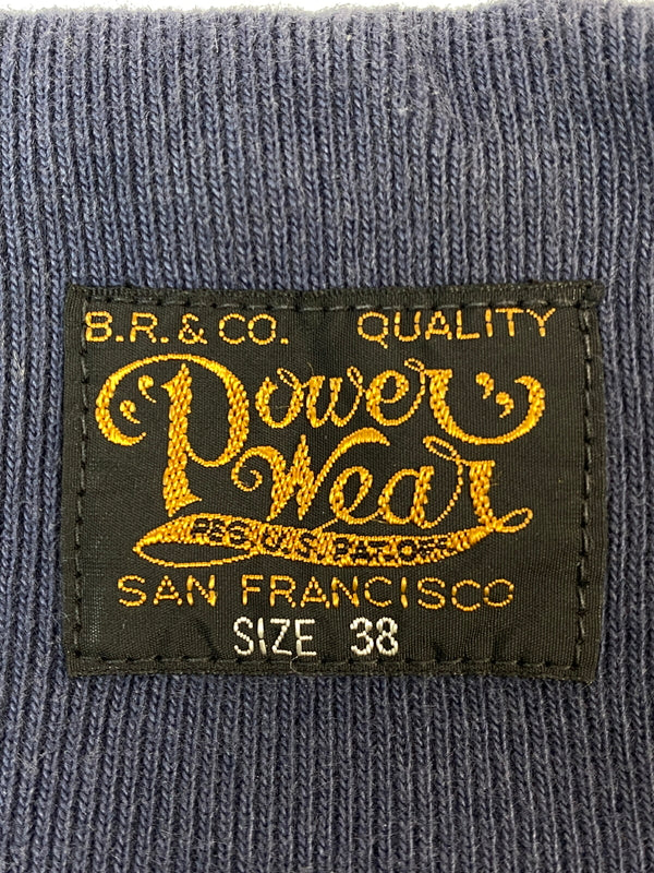 【中古品】【メンズ】 FREEWHEELERS フリーホイラーズ POWER WEAR 1930S STYLE SWEAT PANTS パワーウェア スウェットパンツ ボトムス 156-260804-yn-09-min サイズ：38 カラー：ネイビー 万代Net店
