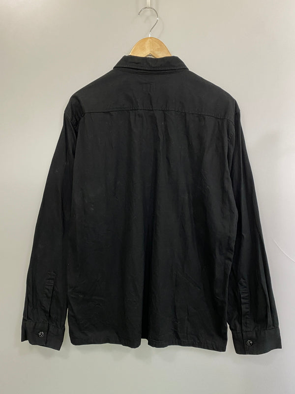 【中古品】【メンズ】 TENDERLOIN テンダーロイン WORKSHIRT ステッチワークシャツ 長袖シャツ トップス 142-260731-yn-37-min サイズ：L カラー：ブラック 万代Net店