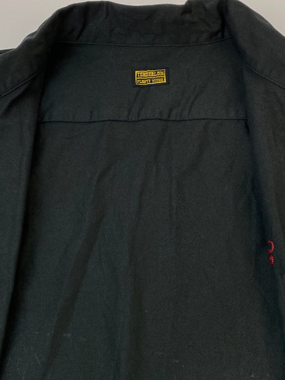 【中古品】【メンズ】 TENDERLOIN テンダーロイン WORKSHIRT ステッチワークシャツ 長袖シャツ トップス 142-260731-yn-37-min サイズ：L カラー：ブラック 万代Net店
