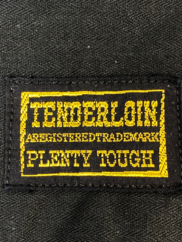 【中古品】【メンズ】 TENDERLOIN テンダーロイン WORKSHIRT ステッチワークシャツ 長袖シャツ トップス 142-260731-yn-37-min サイズ：L カラー：ブラック 万代Net店