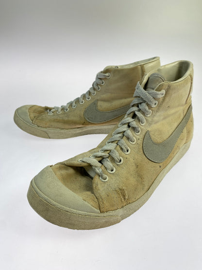 【ジャンク品】【メンズ】 NIKE ナイキ 80'S BRUIN CANVAS HI スニーカー 靴 シューズ 160-260730-hu-26-min サイズ：US：10 カラー：ホワイト（汚れのため変色） 万代Net店