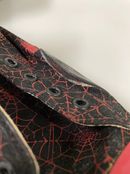【現状渡し品】【メンズ】 VISION STREET WEAR ヴィジョン ストリート ウェア SPIDER WEB SNEAKERS 80'S スパイダー ウエブ スニーカーズ メンズ 靴 80年代 シューレース欠品 162-260731-em-80-min サイズ：US9 カラー：ブラック/レッド 万代Net店