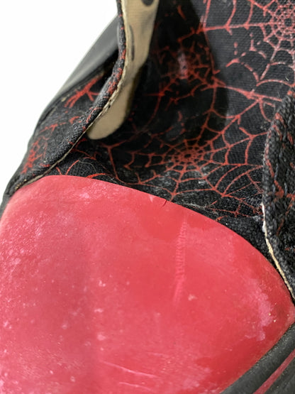 【現状渡し品】【メンズ】 VISION STREET WEAR ヴィジョン ストリート ウェア SPIDER WEB SNEAKERS 80'S スパイダー ウエブ スニーカーズ メンズ 靴 80年代 シューレース欠品 162-260731-em-80-min サイズ：US9 カラー：ブラック/レッド 万代Net店