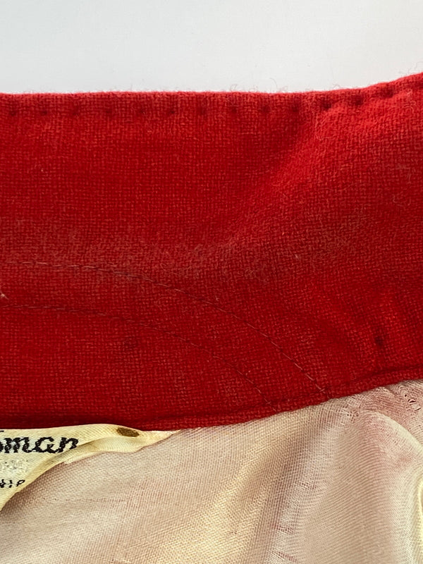 【現状渡し品】【メンズ】 SPORTSMAN スポーツマン WOOL SHIRT 60'S ウール シャツ メンズ 長袖 トップス 60年代 ヴィンテージ カルフォルニア 146-260731-em-23-min サイズ：M カラー：レッド 万代Net店