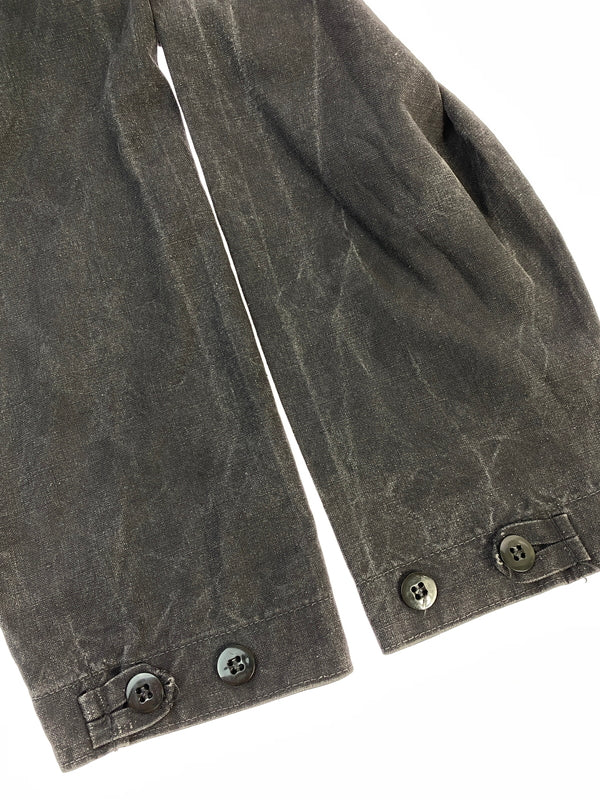 【中古品】【メンズ】 ドイツ軍 WORK SHIRT ワークシャツ メンズ トップス 長袖 ミリタリー 作業用 制服用 146-260731-em-22-min カラー：インディゴブラック 万代Net店