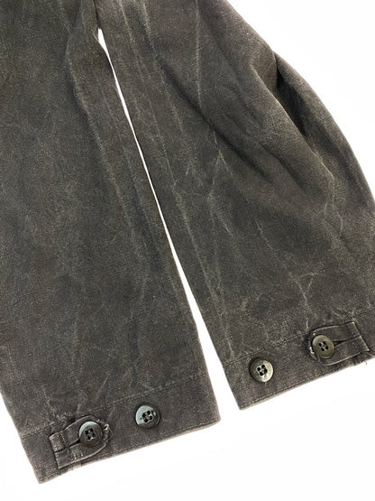 【中古品】【メンズ】 ドイツ軍 WORK SHIRT ワークシャツ メンズ トップス 長袖 ミリタリー 作業用 制服用 146-260731-em-22-min カラー：インディゴブラック 万代Net店